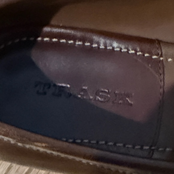 Trask Dark Brown Men\'s Slip-On leather Loafers size 9.5 main image 7
